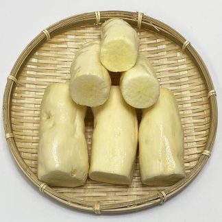 Mandioca Amarela Descascada fresca  Crua 800 g.-MS Koko